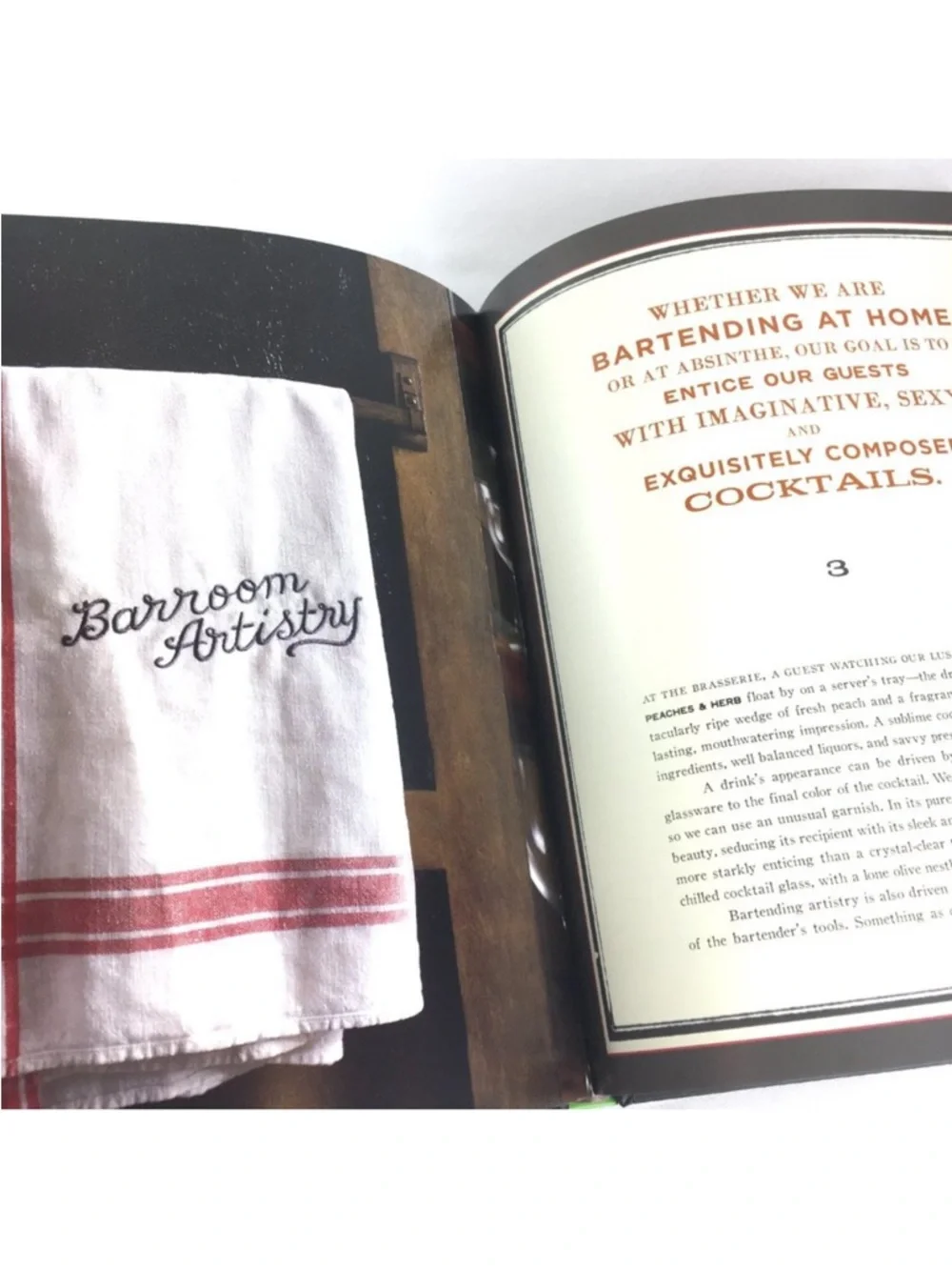 THE ART OF THE BAR - COCKTAILS INSPIRED BY THE CLASSICS Recipe Book